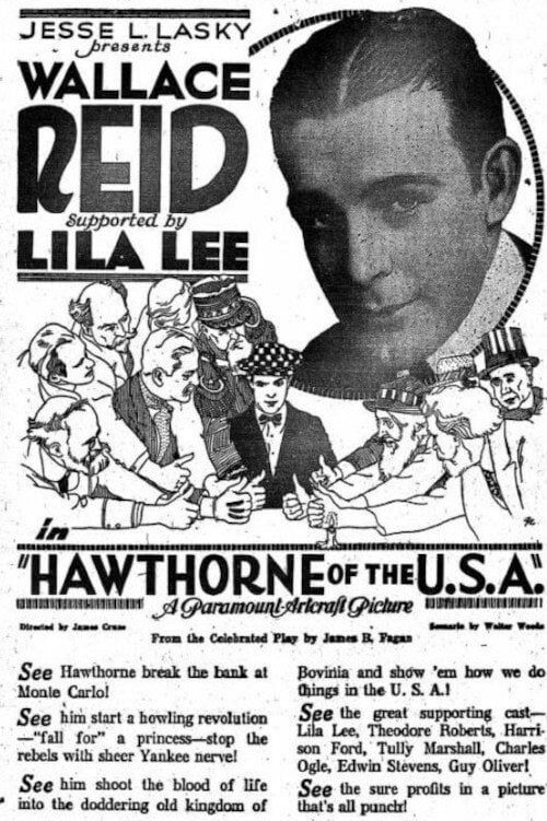 Movie poster for Hawthorne of the U.S.A. (1919)