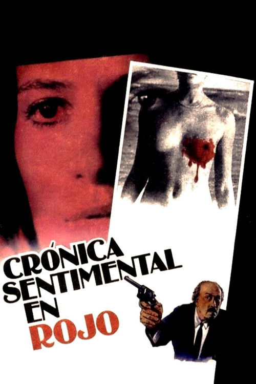 Movie poster for Crónica sentimental en rojo (1986)
