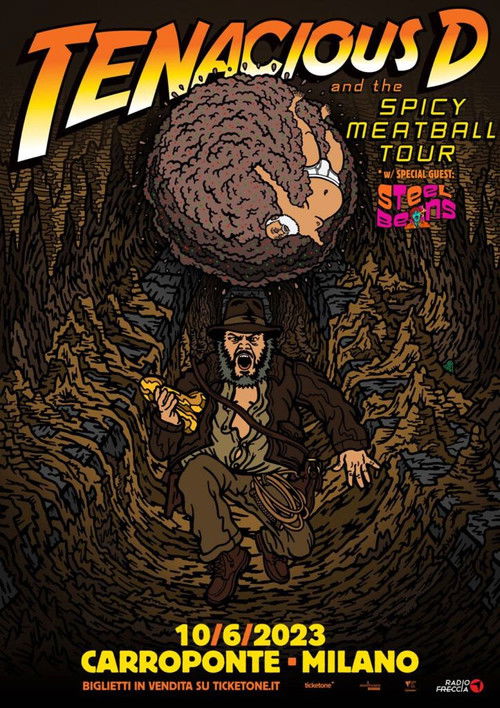 Movie poster for Tenacious D and the Spicy Meatball Tour (2023)