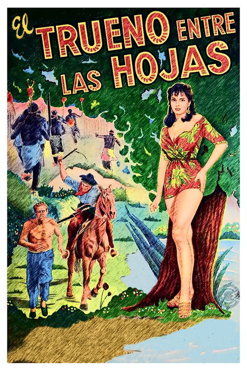 Movie poster for Thunder Among the Leaves (1958)