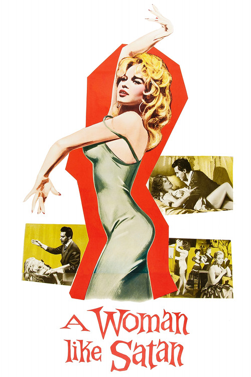 Movie poster for A Woman Like Satan (1958)