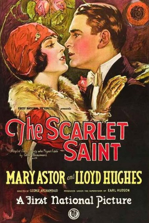Movie poster for Scarlet Saint (1925)