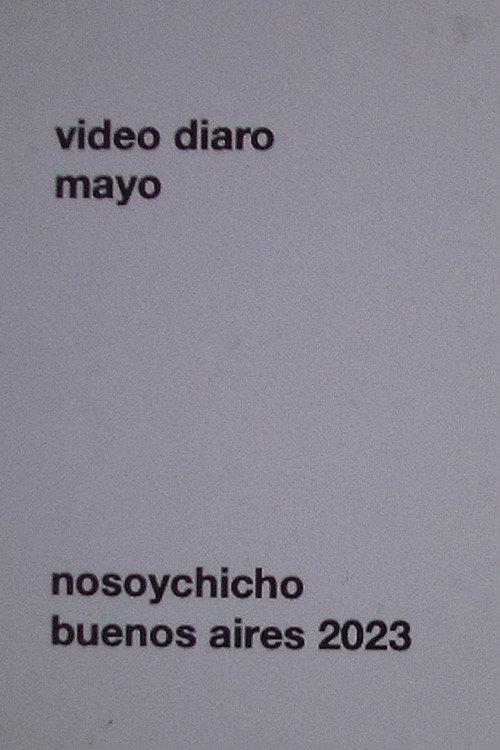 Movie poster for video diario (2023)
