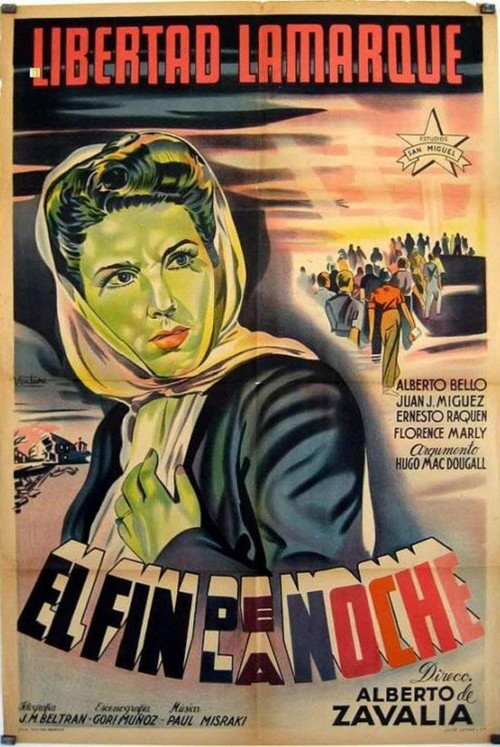 Movie poster for El fin de la noche (1944)