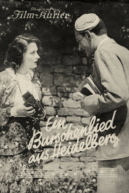 Movie poster for A Student's Song of Heidelberg (1930)