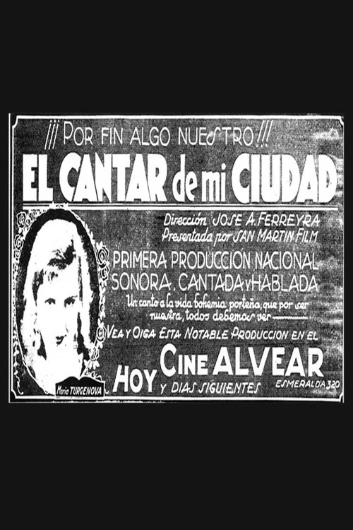 Movie poster for El cantar de mi ciudad (1930)