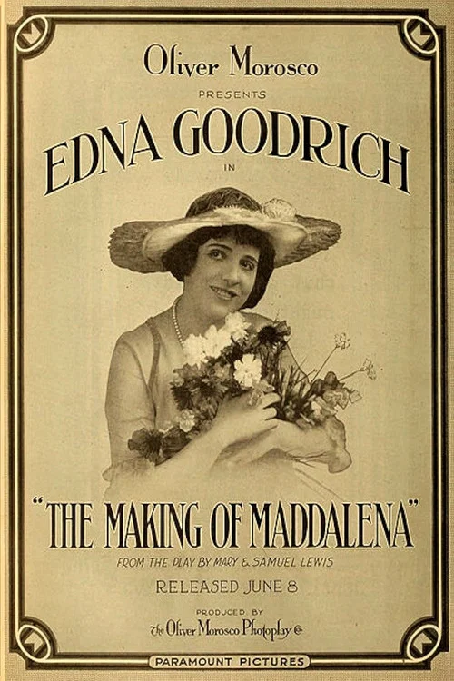 Movie poster for The Making of Maddalena (1916)