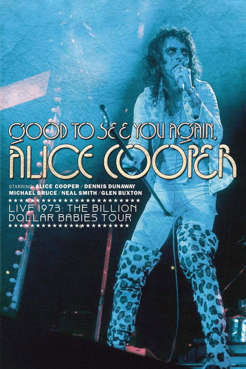Movie poster for Good to See You Again, Alice Cooper (1974)