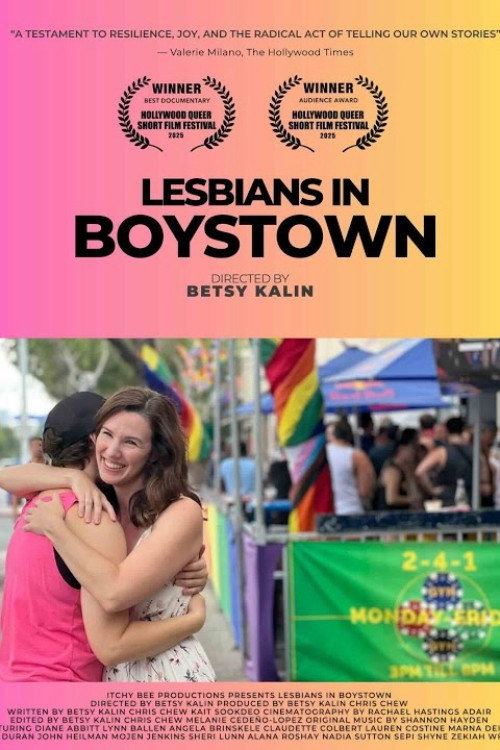 Movie poster for Lesbians in Boystown (2025)