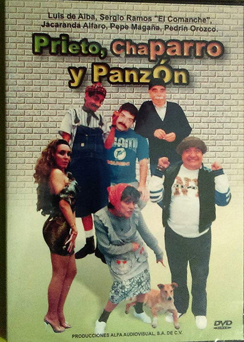 Movie poster for Prieto, Chaparro y Panzón (1995)
