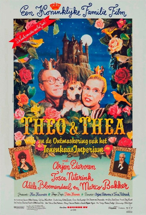 Movie poster for Theo en Thea en de ontmaskering van het tenenkaasimperium (1989)