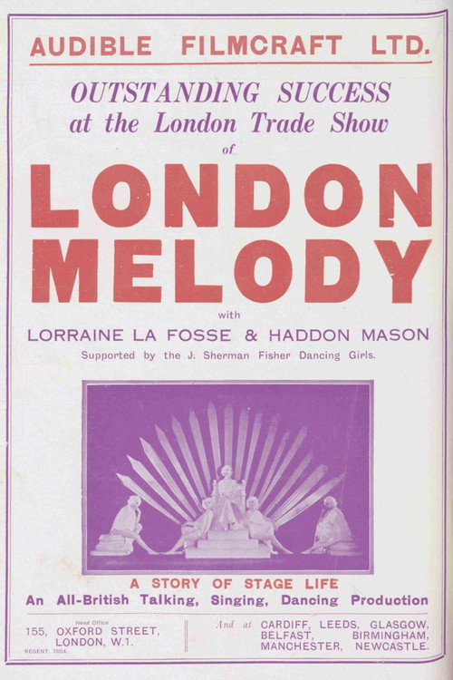 Movie poster for London Melody (1930)