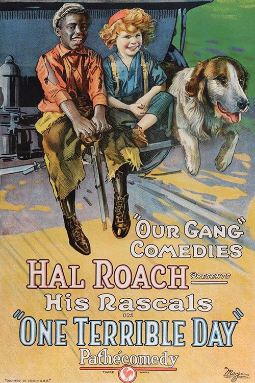 Movie poster for One Terrible Day (1922)