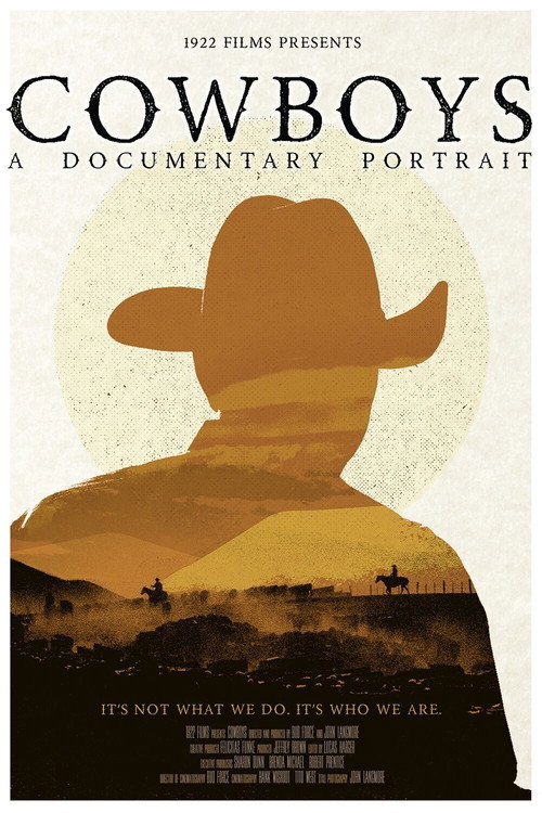 Movie poster for Cowboys: A Documentary Portrait (2019)