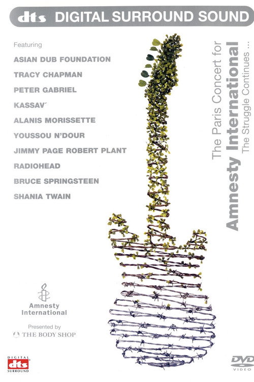 Movie poster for The Paris Concert for Amnesty International (1998)