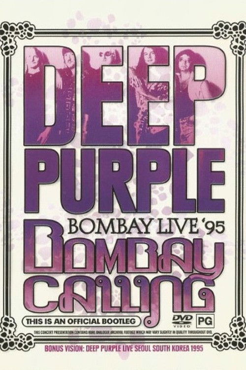Movie poster for Deep Purple: Bombay Calling (2000)