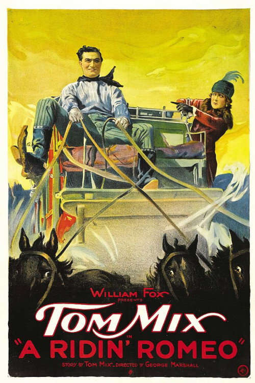 Movie poster for A Ridin' Romeo (1921)