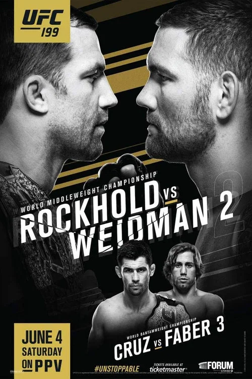 Movie poster for UFC 199: Rockhold vs. Bisping 2 (2016)