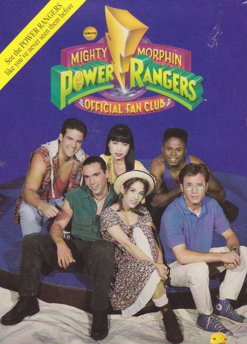 Movie poster for Mighty Morphin Power Rangers Official Fan Club Video (1994)