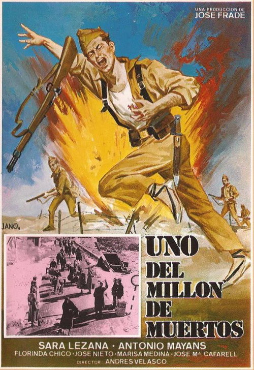 Movie poster for Uno del millón de muertos (1977)