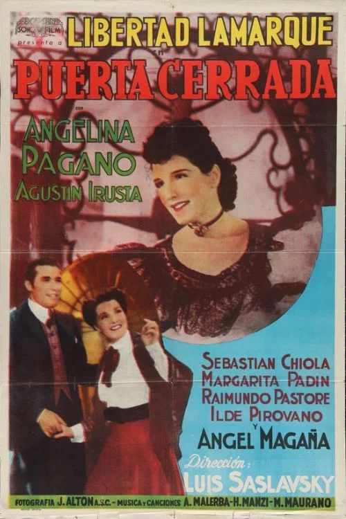 Movie poster for Puerta cerrada (1939)