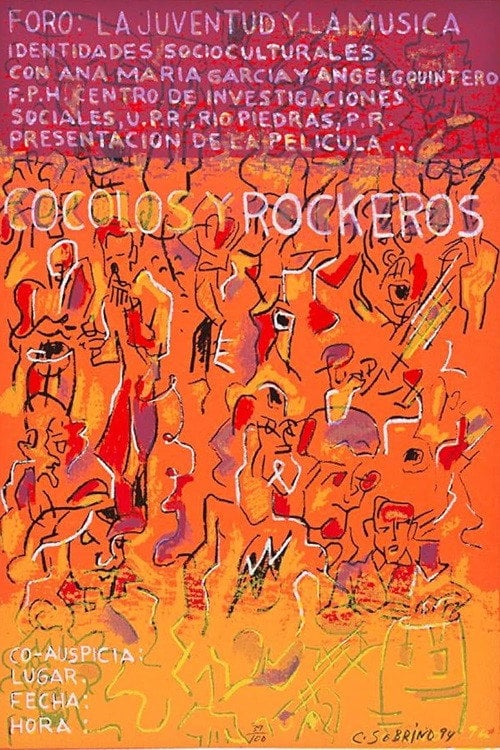 Movie poster for Cocolos y Rockeros (1992)