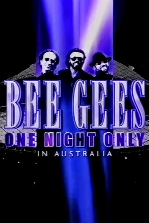 Movie poster for Bee Gees One Night Only In Australia (1999)