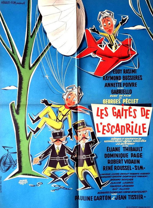 Movie poster for Les gaités de l’escadrille (1958)