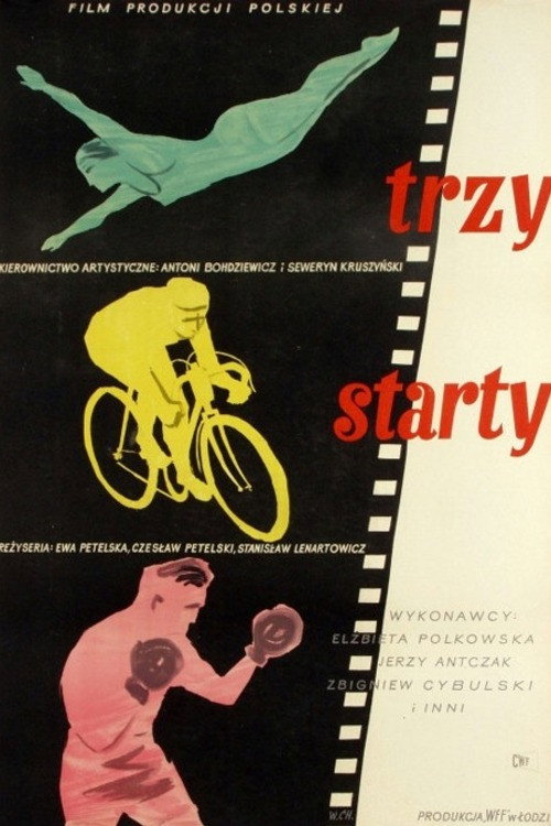 Movie poster for Trzy starty (1955)