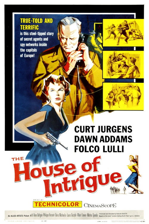 Movie poster for The House of Intrigue (1956)