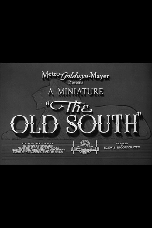 Movie poster for The Old South (1940)