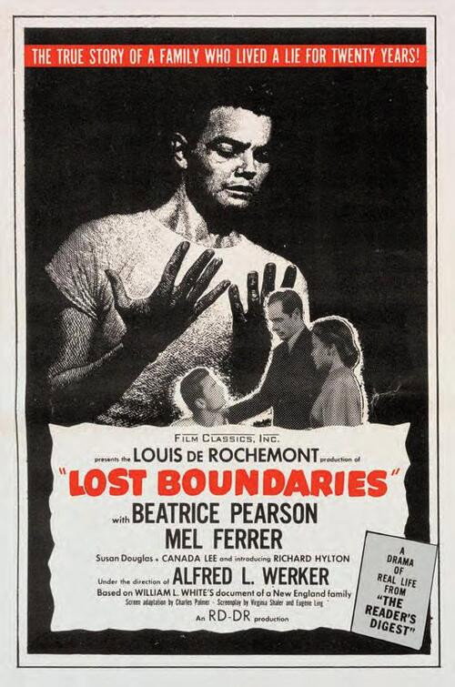 Movie poster for Lost Boundaries (1949)
