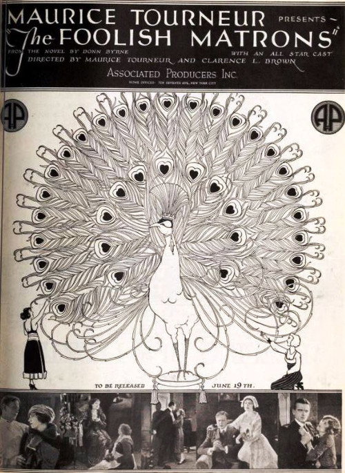 Movie poster for The Foolish Matrons (1921)
