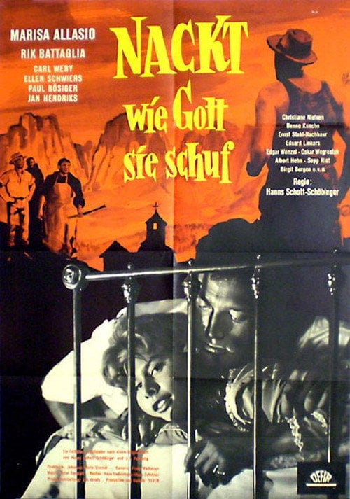 Movie poster for Nackt, wie Gott sie schuf (1958)
