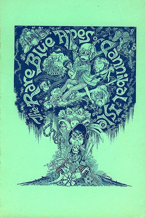 Movie poster for The Rare Blue Apes of Cannibal Isle (1974)