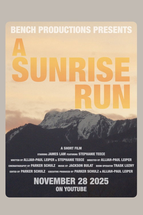 Movie poster for A Sunrise Run (2025)