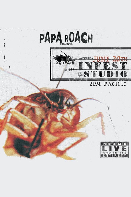 Movie poster for Papa Roach: Infest 20 Years Live (2020)
