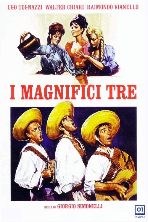 Movie poster for I magnifici tre (1961)