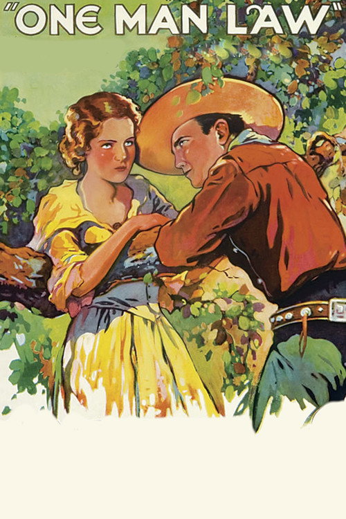 Movie poster for One Man Law (1931)