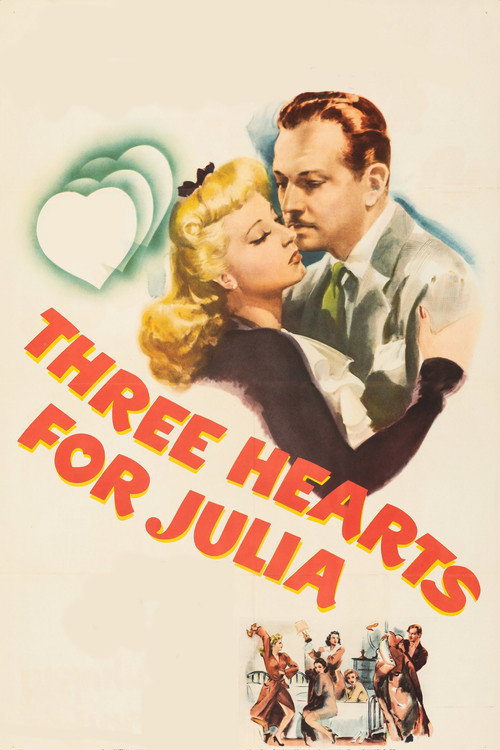 Movie poster for Three Hearts for Julia (1943)