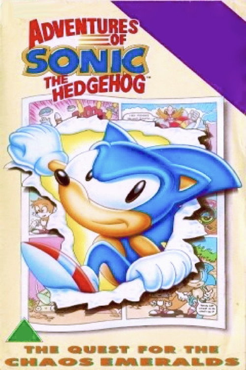 Movie poster for Adventures of Sonic the Hedgehog: Quest for the Chaos Emeralds (1993)