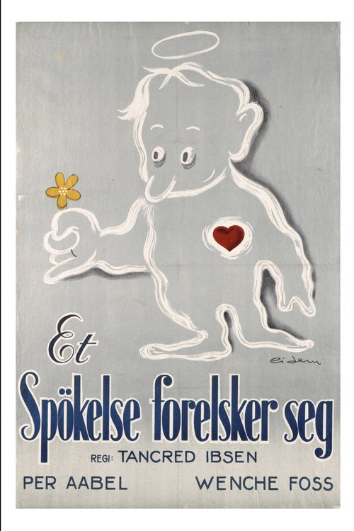 Movie poster for Et spøkelse forelsker seg (1946)