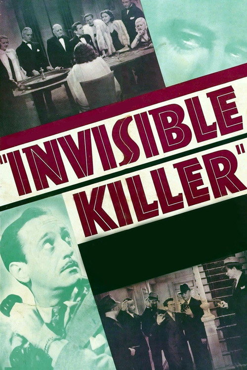Movie poster for The Invisible Killer (1939)