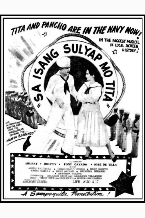 Movie poster for Sa Isang Sulyap Mo, Tita (1953)