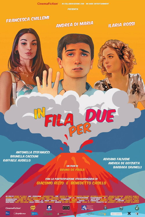 Movie poster for In fila per due (2023)