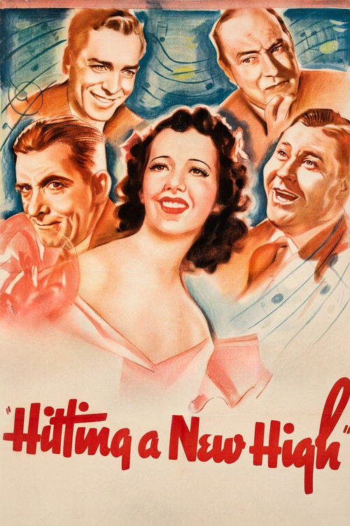 Movie poster for Hitting a New High (1937)