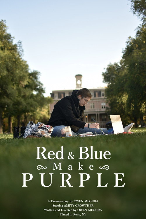 Movie poster for Red & Blue Make Purple (2021)