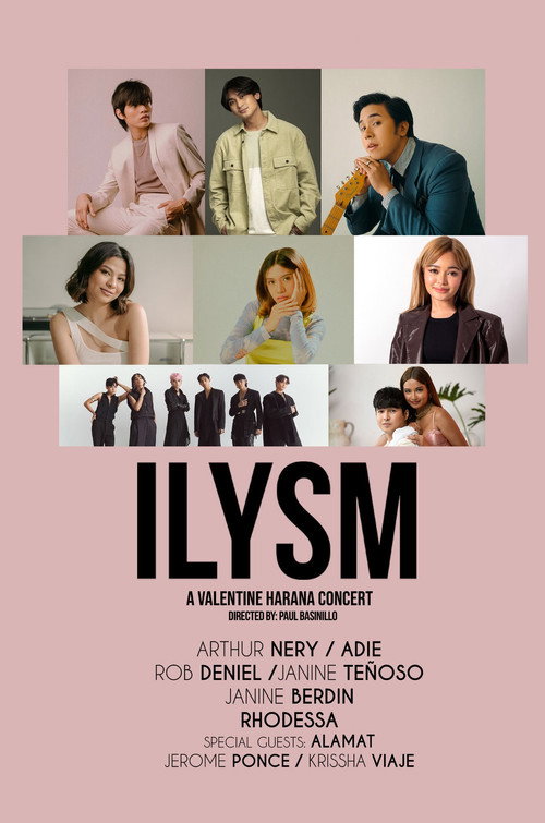 Movie poster for ILYSM...A Valentine Harana Concert (2024)