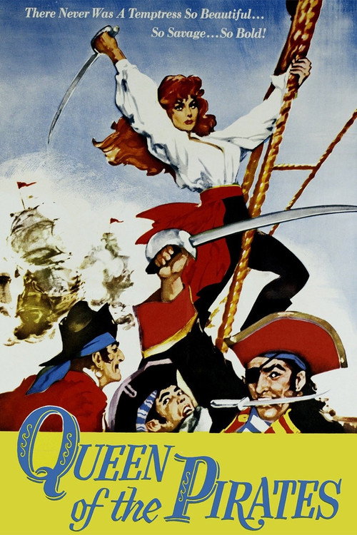 Movie poster for The Queen of the Pirates (1960)