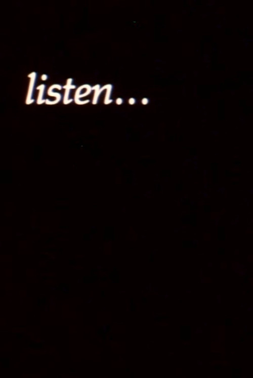 Movie poster for listen... (1982)